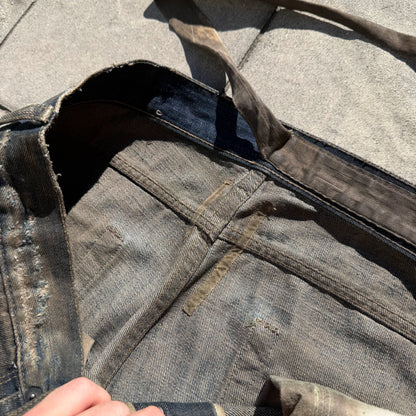 FW08 Rick Owens Stag Clawmark Denim