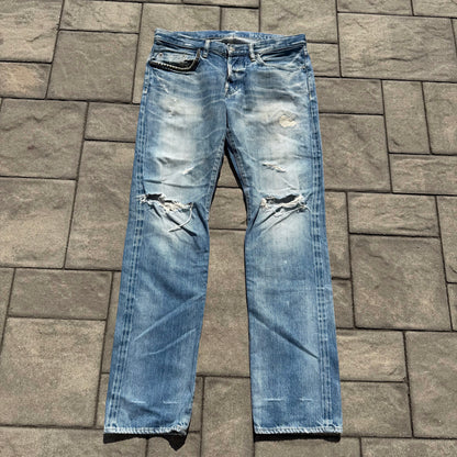 Hysteric Glamour Blue Crash Denim