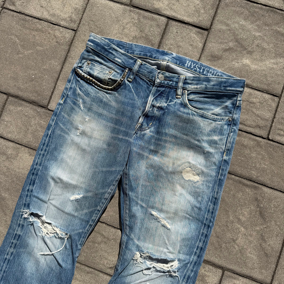 Hysteric Glamour Blue Crash Denim