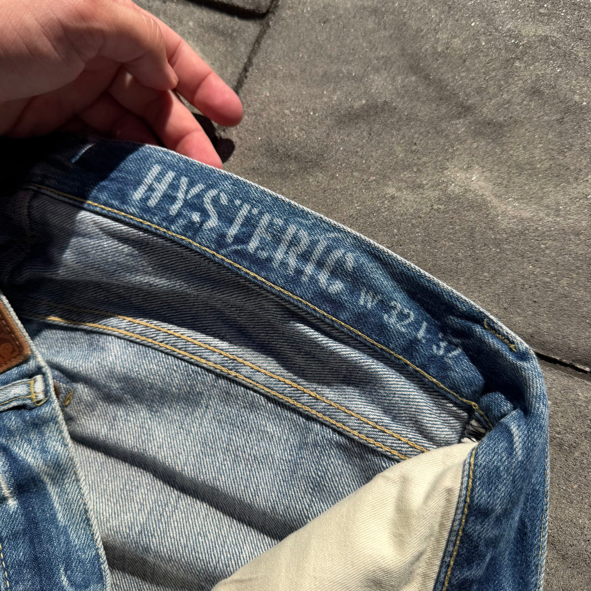 Hysteric Glamour Blue Crash Denim