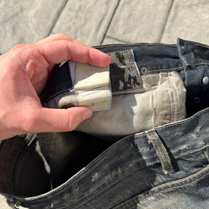 FW08 Rick Owens Stag Clawmark Denim