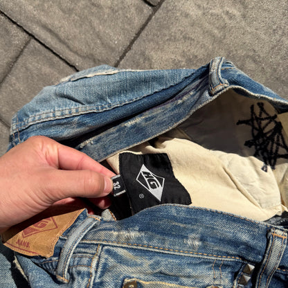 Hysteric Glamour Blue Patched Denim