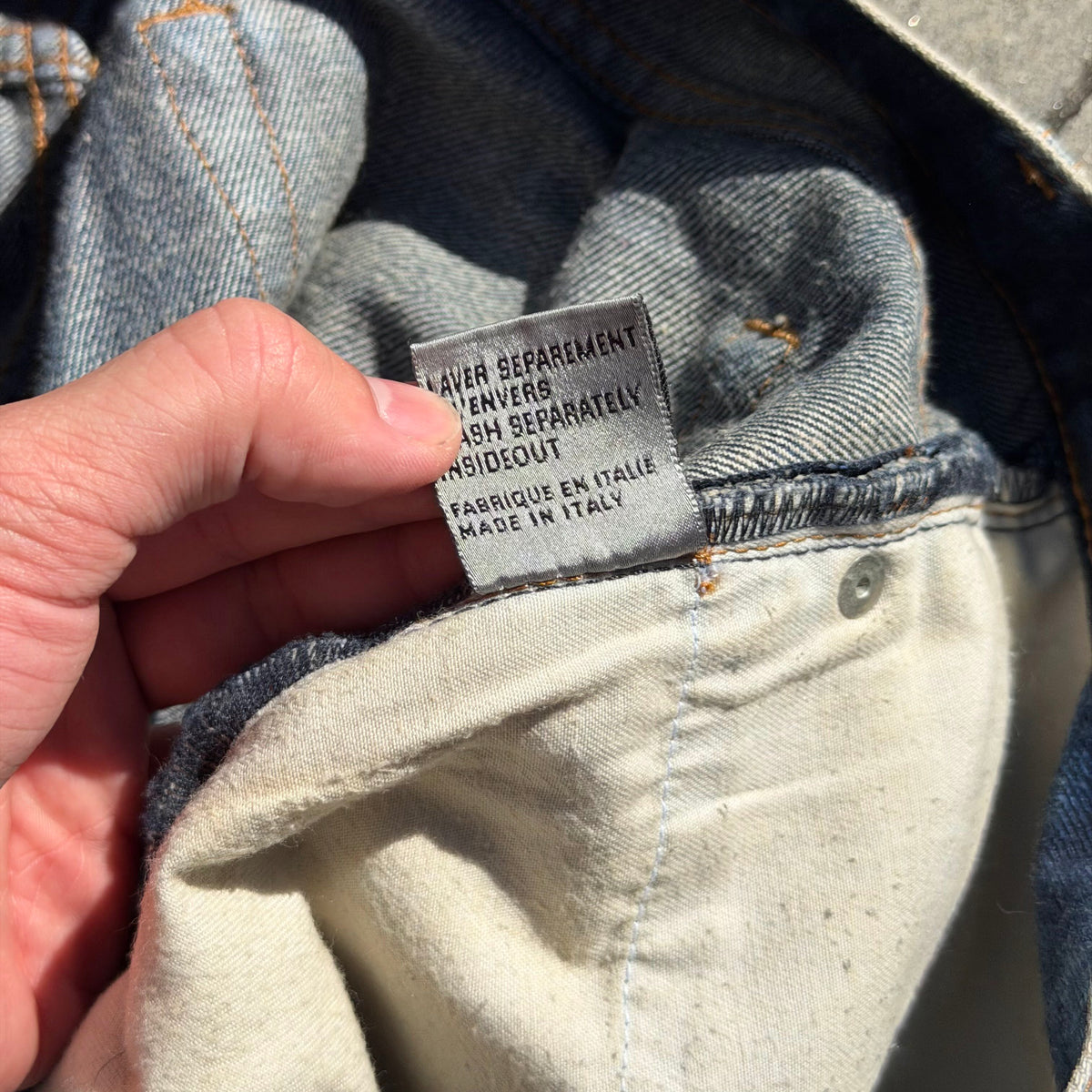FW09 Dior Homme ‘Mondays Off’ Mudwash Denim