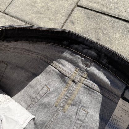 Rick Owens Waxed Tyrone Bootcut Denim