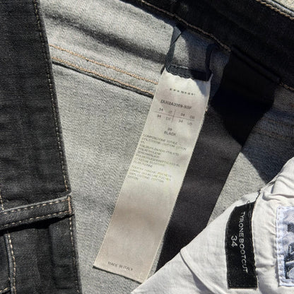 Rick Owens Waxed Tyrone Bootcut Denim