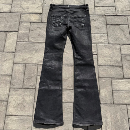 Rick Owens Waxed Tyrone Bootcut Denim
