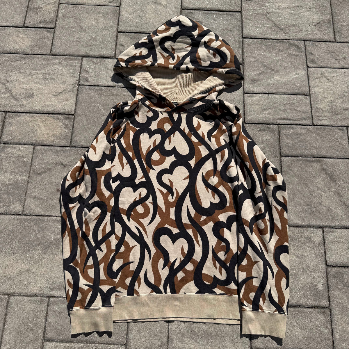 AW04 Number Nine Tribal Hoodie