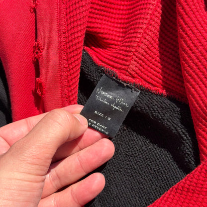 AW05 Number Nine Red Fender Hoodie