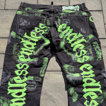 Endless Black Dyed Denim