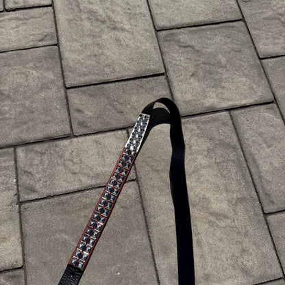 2018 Prada Studded ‘New Vela’ Messenger Bag’