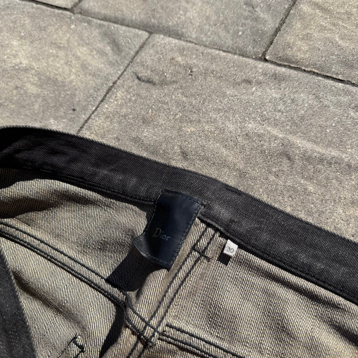 AW04 Dior Homme Luster Waxed Denim
