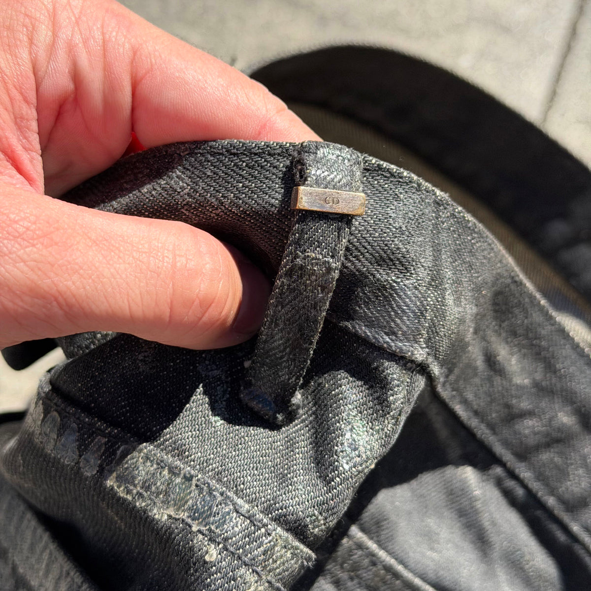 AW04 Dior Homme Luster Waxed Denim