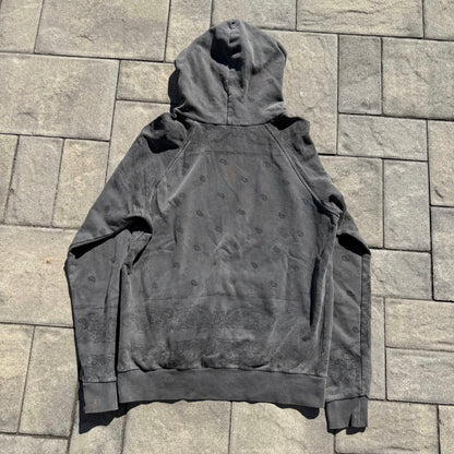 AW04 Raf Simons Charcoal Paisley Hoodie