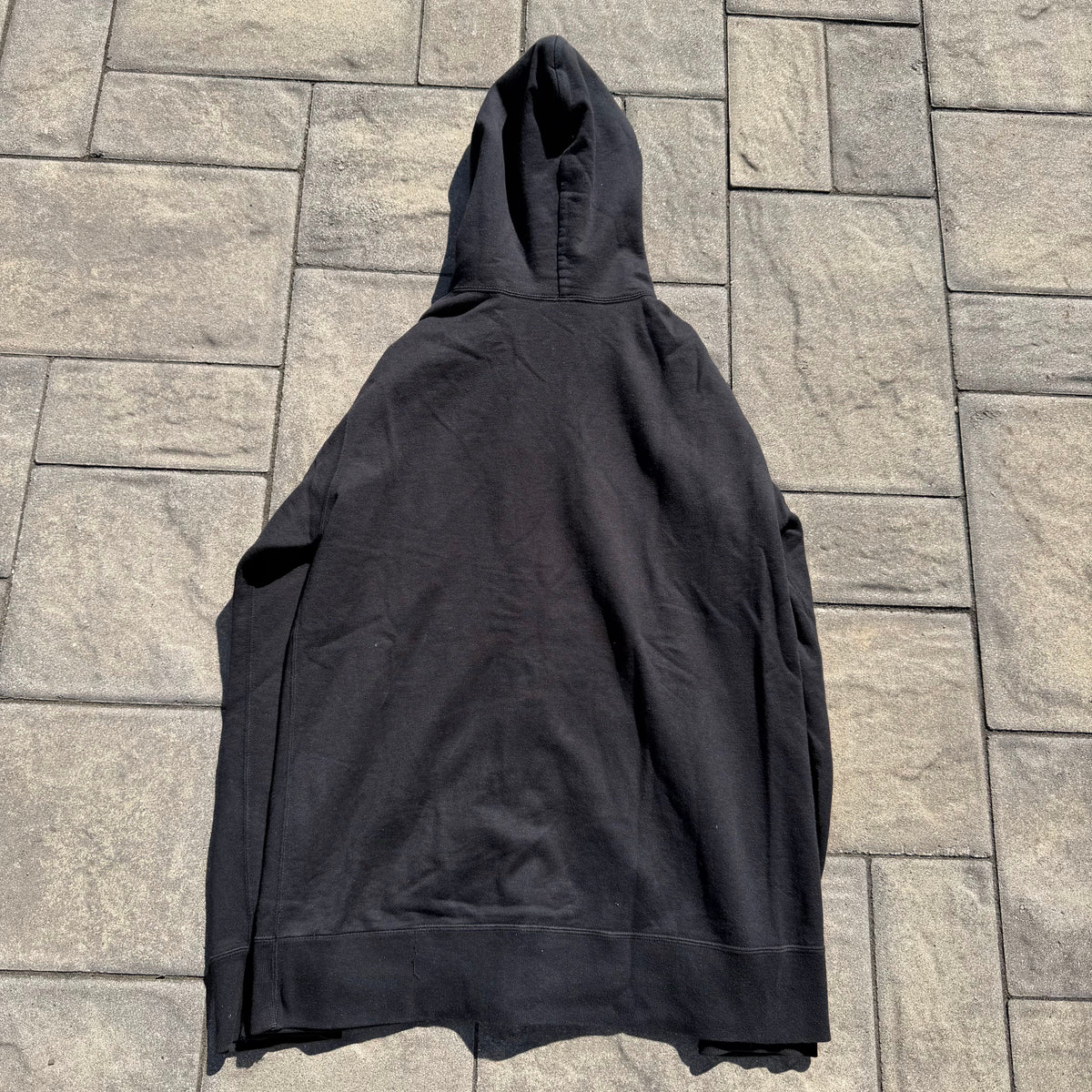Number Nine Black Double Skull Zip Up Hoodie