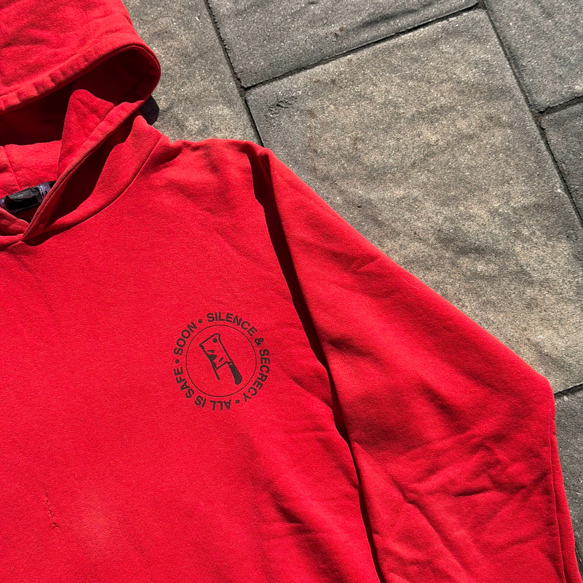 SS02 Raf Simons Silence & Secrecy Hoodie