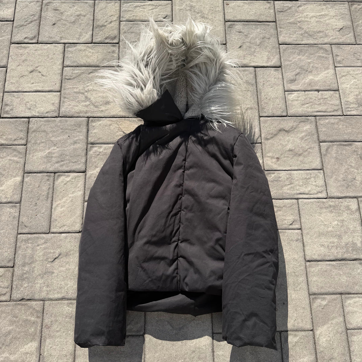 FW22 Rick Owens Goat Hair Parka