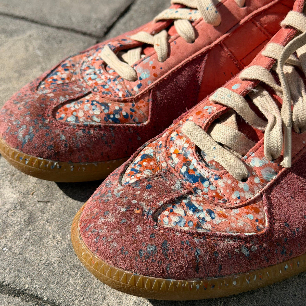 Margiela Paint Splatter Gat Sneaker