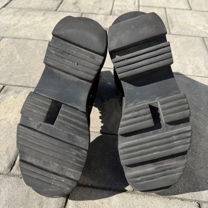 SS20 Rick Owens Leather Megatooth Boots