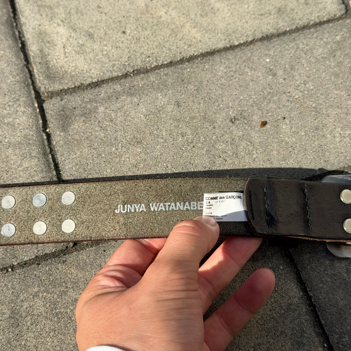 Junya Watanabe Spiked Belt