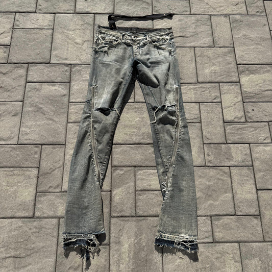 SS09 Rick Owens Dust Banana Cut Denim