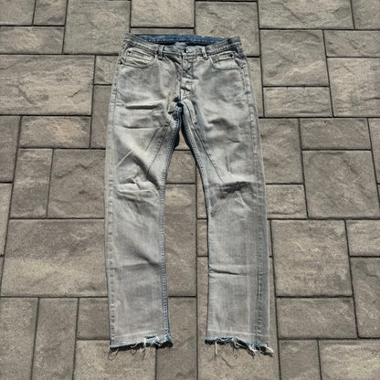 FW12 Rick Owens Stone Wash Detroit Denim