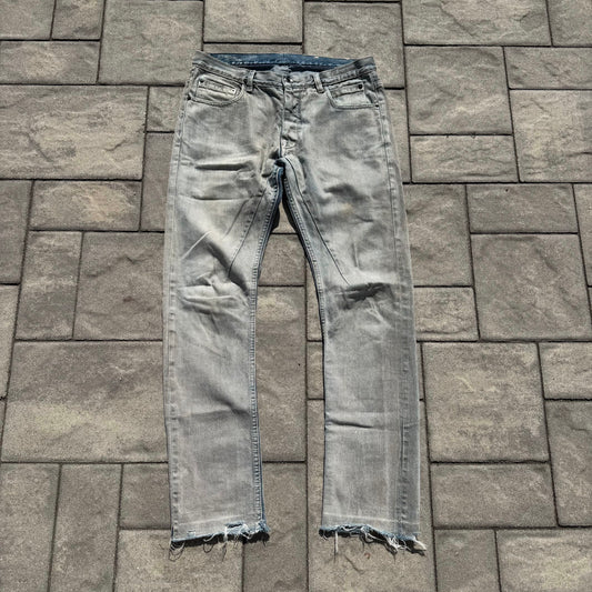 FW12 Rick Owens Stone Wash Detroit Denim