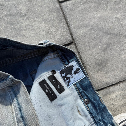 FW12 Rick Owens Stone Wash Detroit Denim