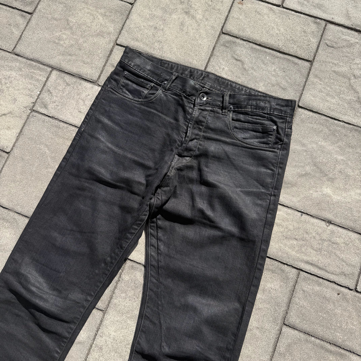 SS09 Rick Owens SBK Waxed Denim