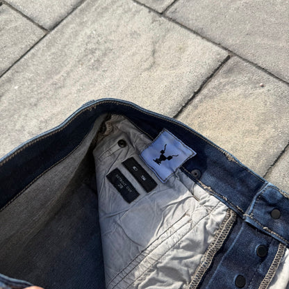 SS17 Rick Owens Blue Detroit Cut Denim
