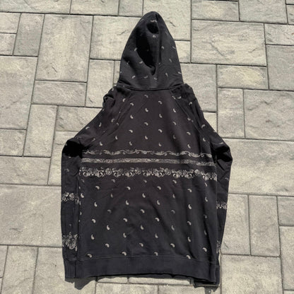 2018 Saint Laurent Paris Paisley Hoodie