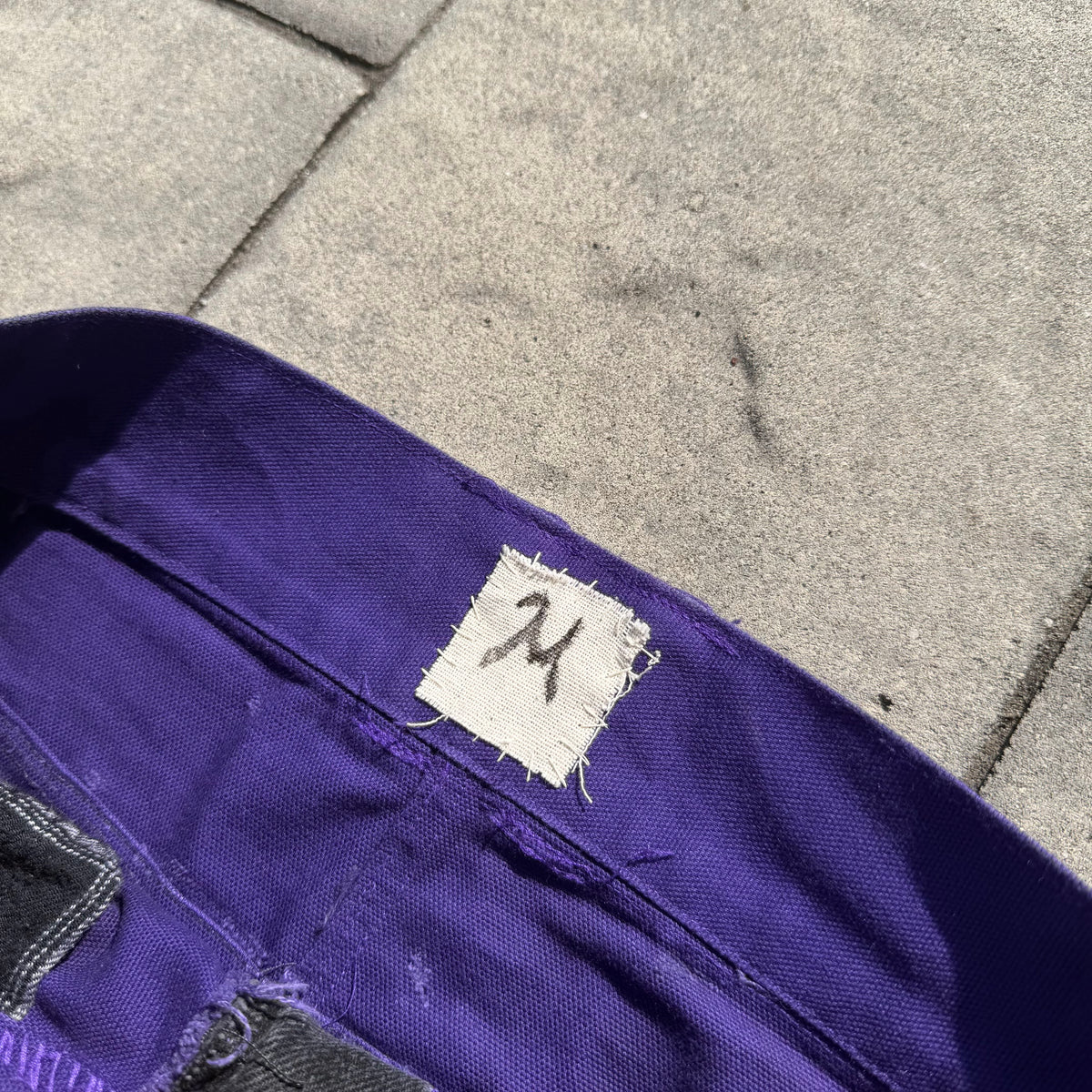 Miju Repairs Purple Only Wanted To Be Loved Denim