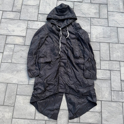 FW18 Rick Owens Nylon Trench Coat