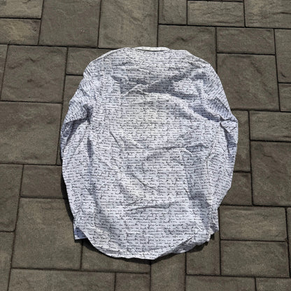 SS15 Dior Homme Script Dress Shirt