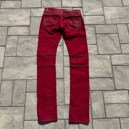 Balmain Red Snake Pants