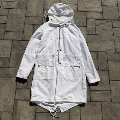 SS04 Raf Simons Sample White Parka