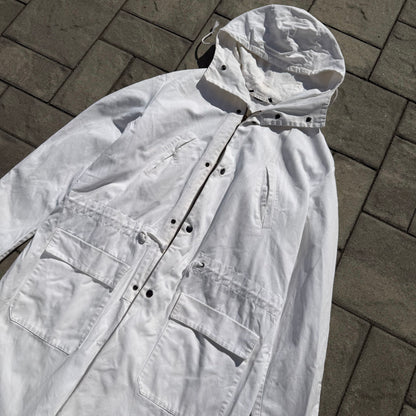 SS04 Raf Simons Sample White Parka
