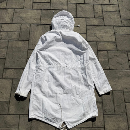SS04 Raf Simons Sample White Parka