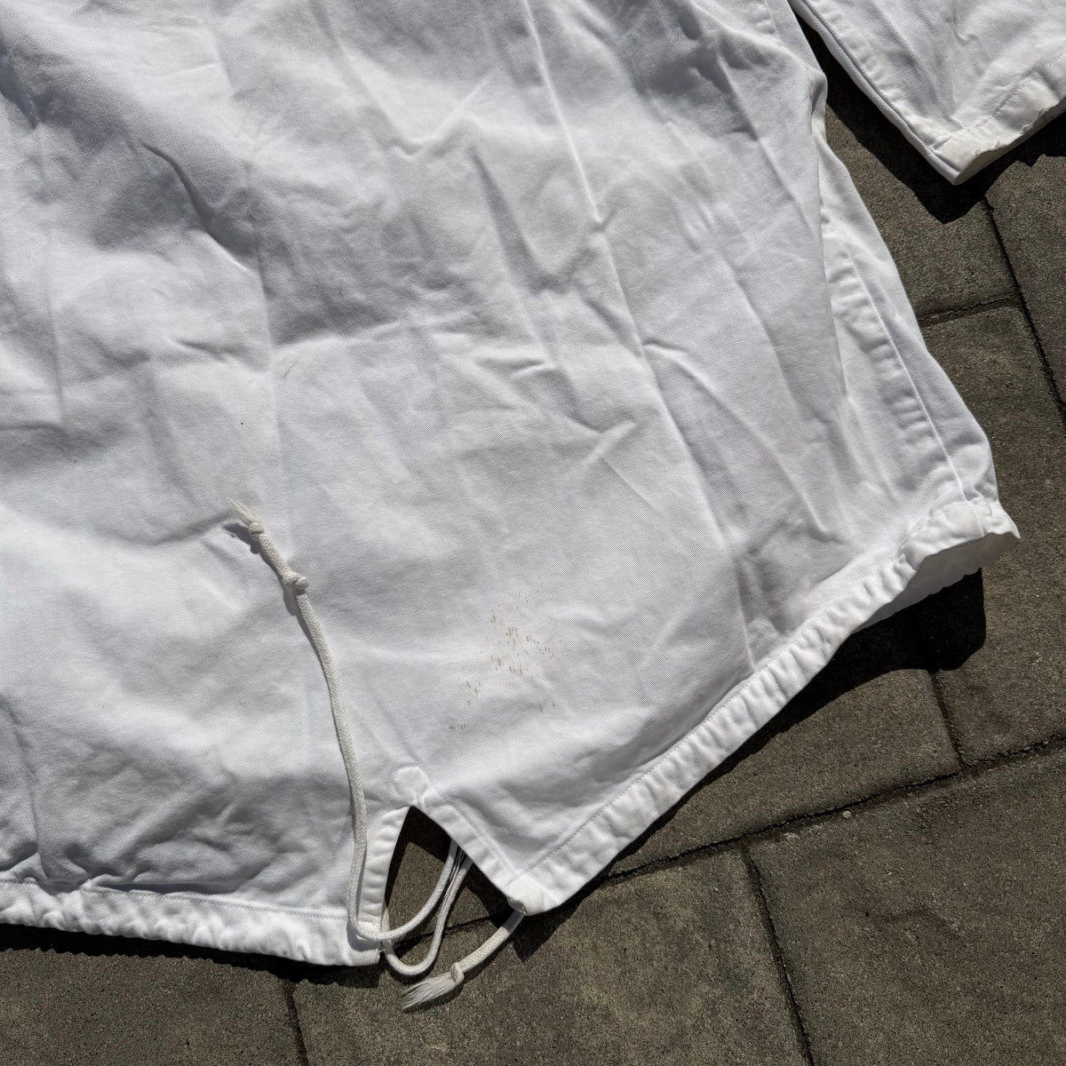 SS04 Raf Simons Sample White Parka