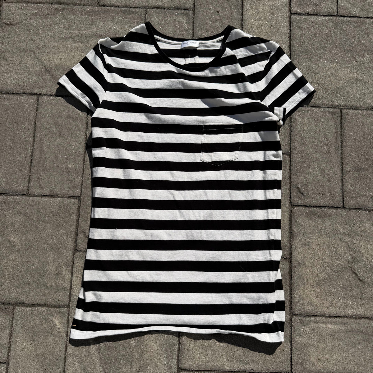 FW13 Saint Laurent Paris Striped Tee