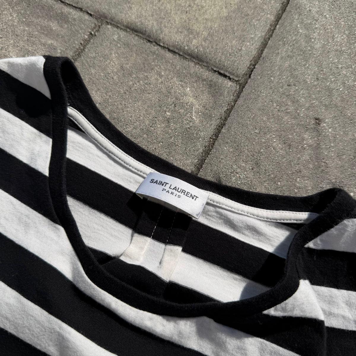 FW13 Saint Laurent Paris Striped Tee