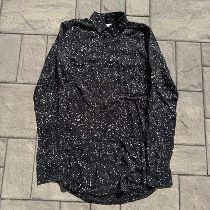 FW15 Saint Laurent Paris Speckled Dress Shirt