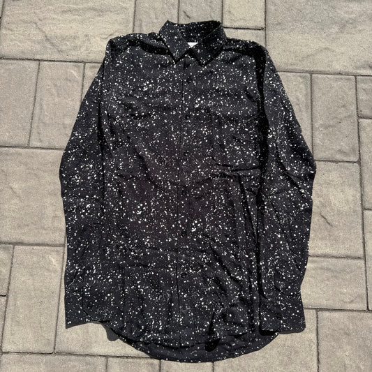 FW15 Saint Laurent Paris Speckled Dress Shirt