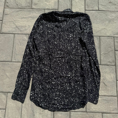 FW15 Saint Laurent Paris Speckled Dress Shirt