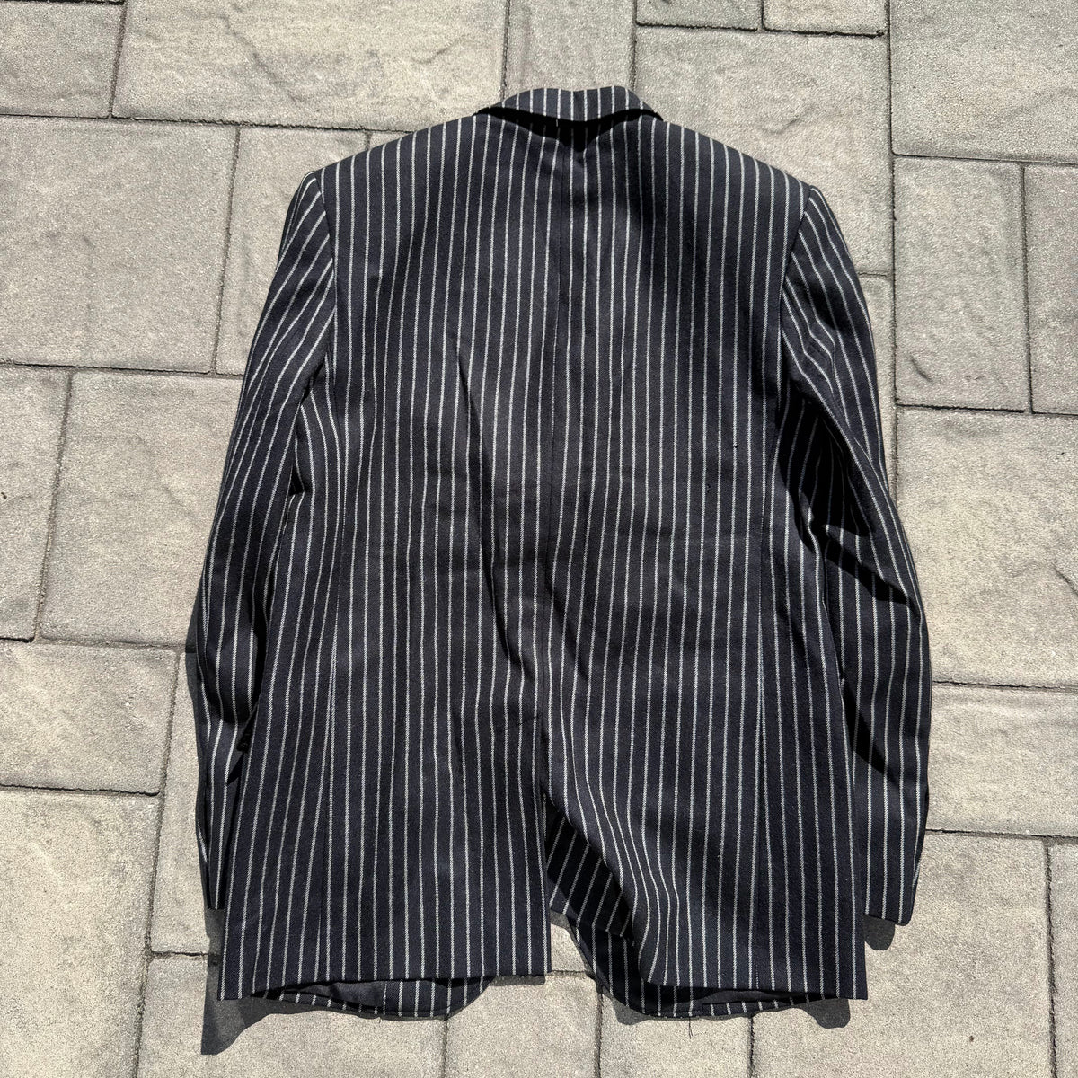 FW13 Saint Laurent Paris Striped 3 Button Blazer