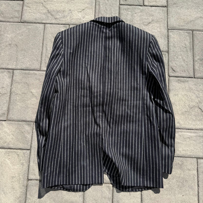 FW13 Saint Laurent Paris Striped 3 Button Blazer
