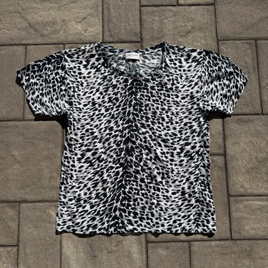 FW16 Saint Laurent Paris Babycat Tee