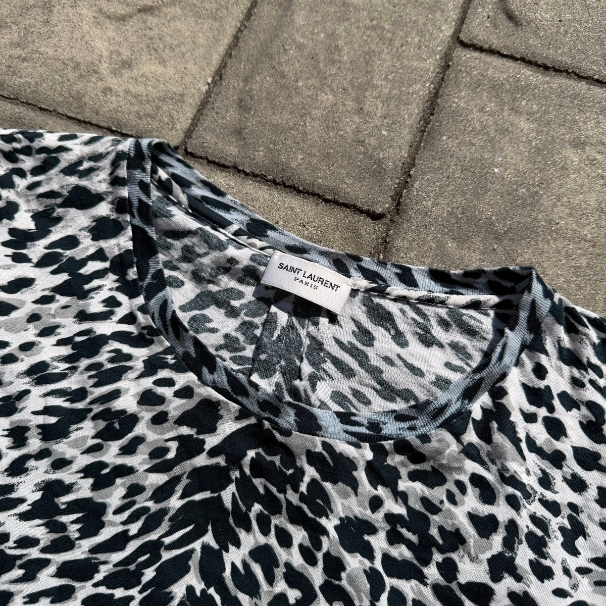 FW16 Saint Laurent Paris Babycat Tee