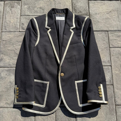 Saint Laurent Paris Gold Trim Blazer