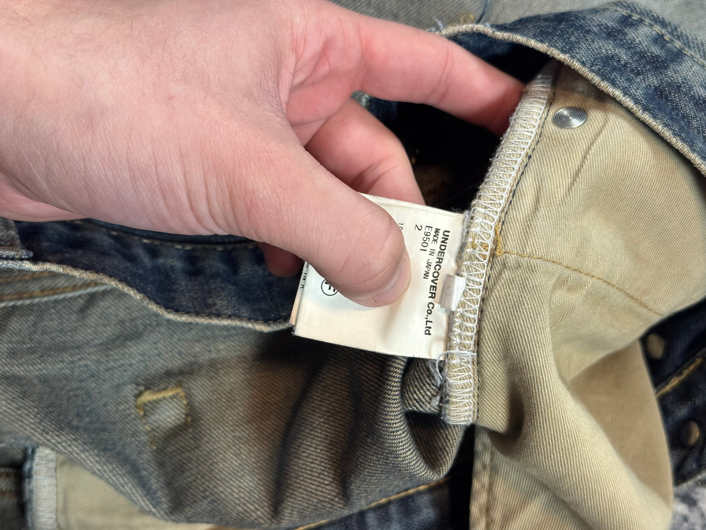 SS10 Undercover Blue Yarn 68 Denim
