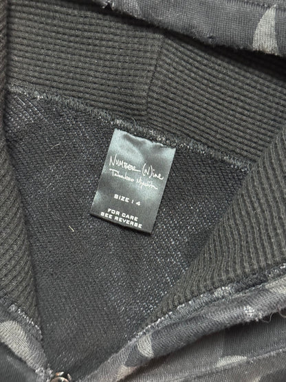 AW04 Number Nine Black Tribal Zip